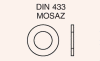 DIN 433 - MOSAZ
