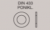 DIN 433 - PONIKL