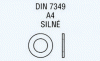 DIN 7349 A4 SILN