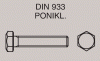 DIN 933 - PONIKL